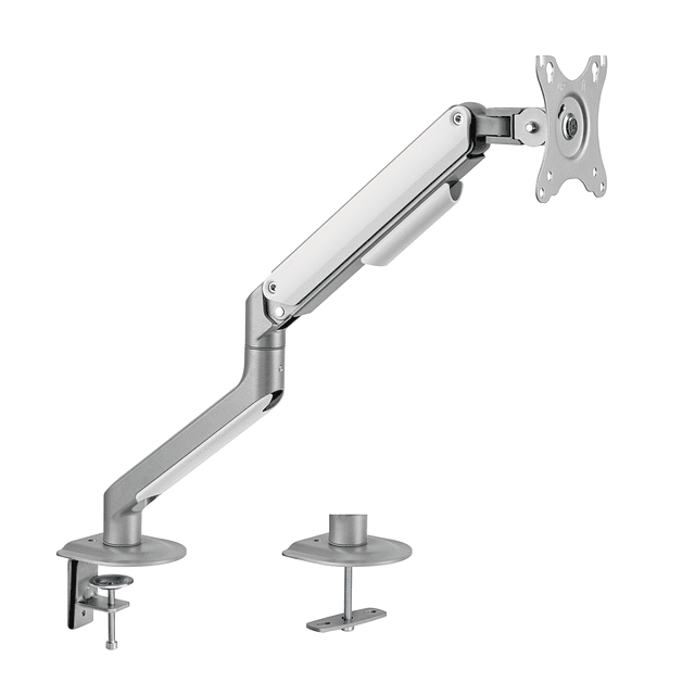 SOPORTE MONITOR ERGONÓMICO ALUMINIO ESCRITORIO 1 BRAZO 17" A 32"