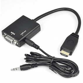 CONVERSOR HDMI A VGA + AUDIO
