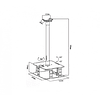 SOPORTE PARA PROYECTOR TIPO JAULA SEGURIDAD, 60CM