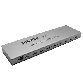 SPLITTER HDMI 1x8 2.0V PRO HEAVY DUTY 4K A 60HZ