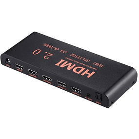 SPLITTER HDMI 1X4 2.0V 4K 60HZ