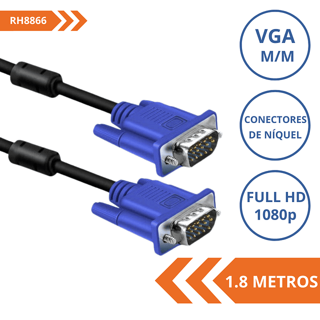 CABLE VGA 1,8 MTS 