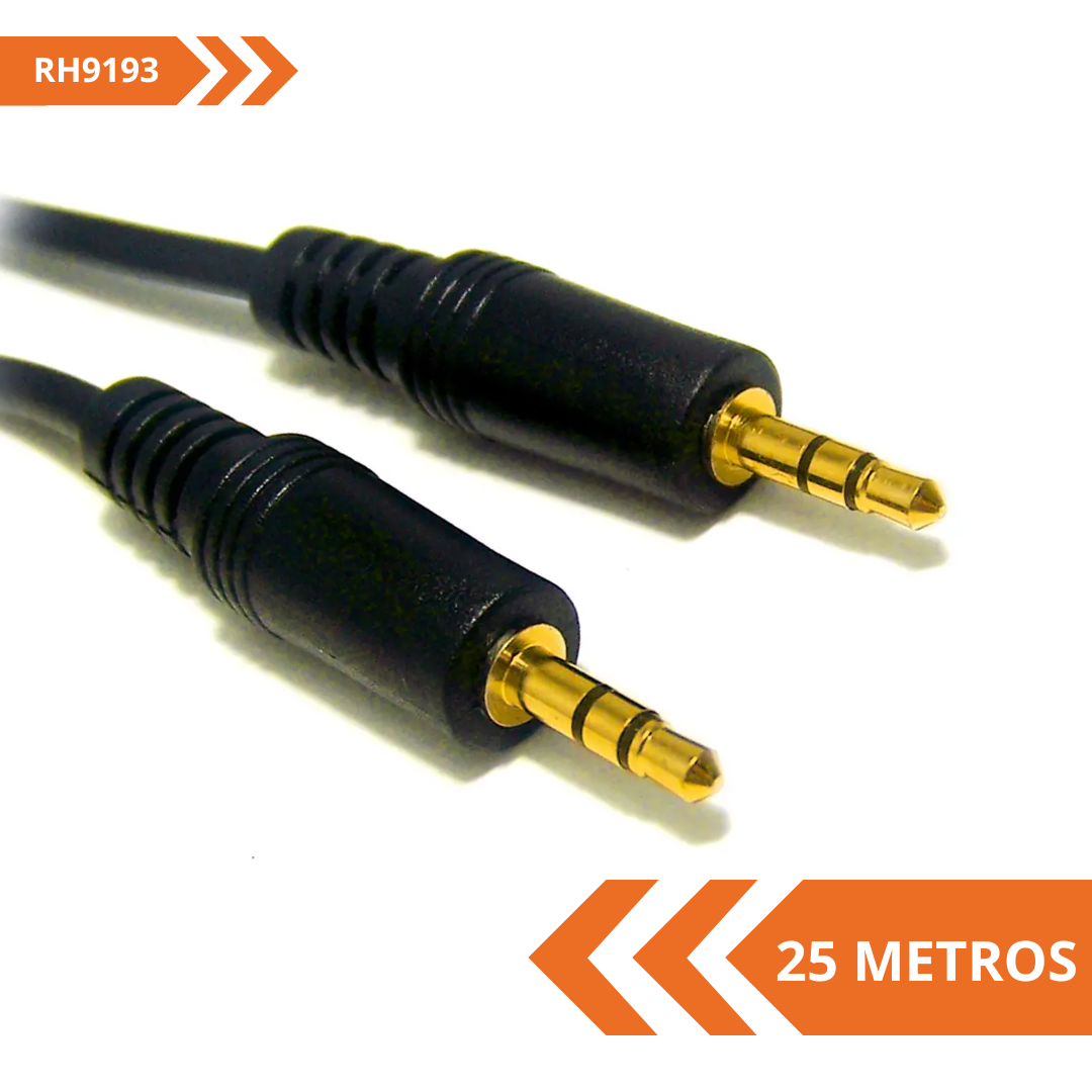 CABLE ESTEREO 1X1 25 MTS