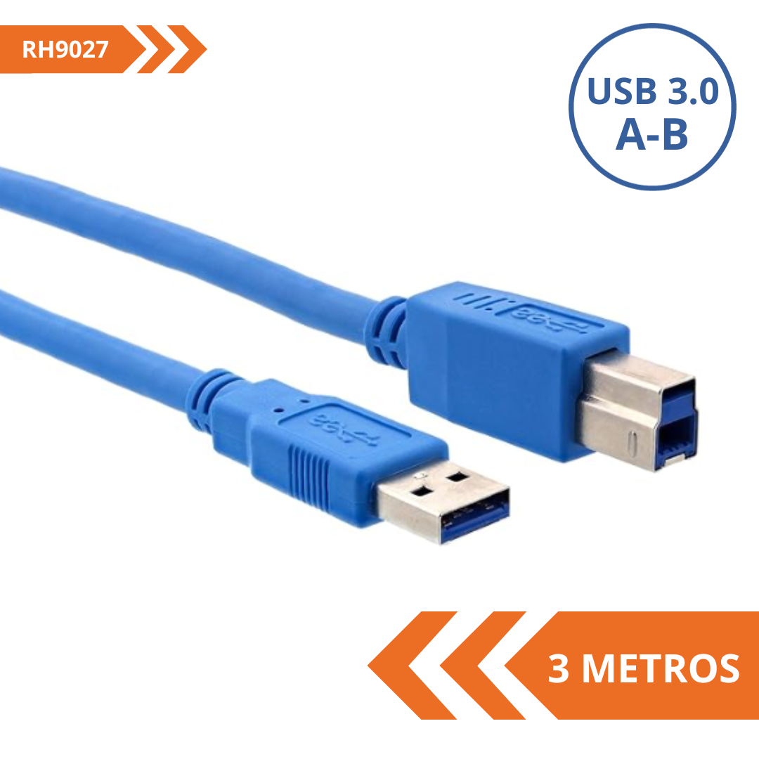 Extensión Cable Usb 3.0 Macho Hembra 3 Metros 5gbps