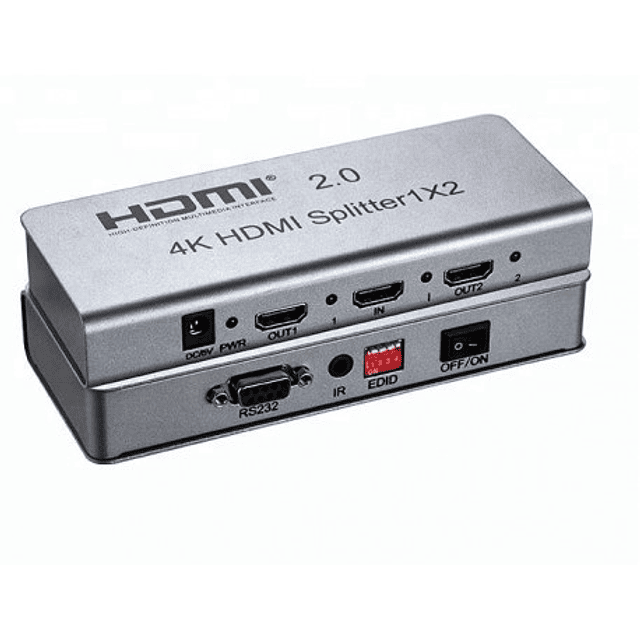Splitter HDMI 1x(2) 2.0V PRO (HEAVY DUTY) 4K A 60HZ