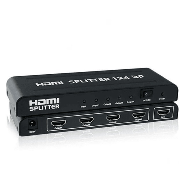 SPLITTER HDMI 1x4, 1.4V PRO, 1080p 60HZ.    