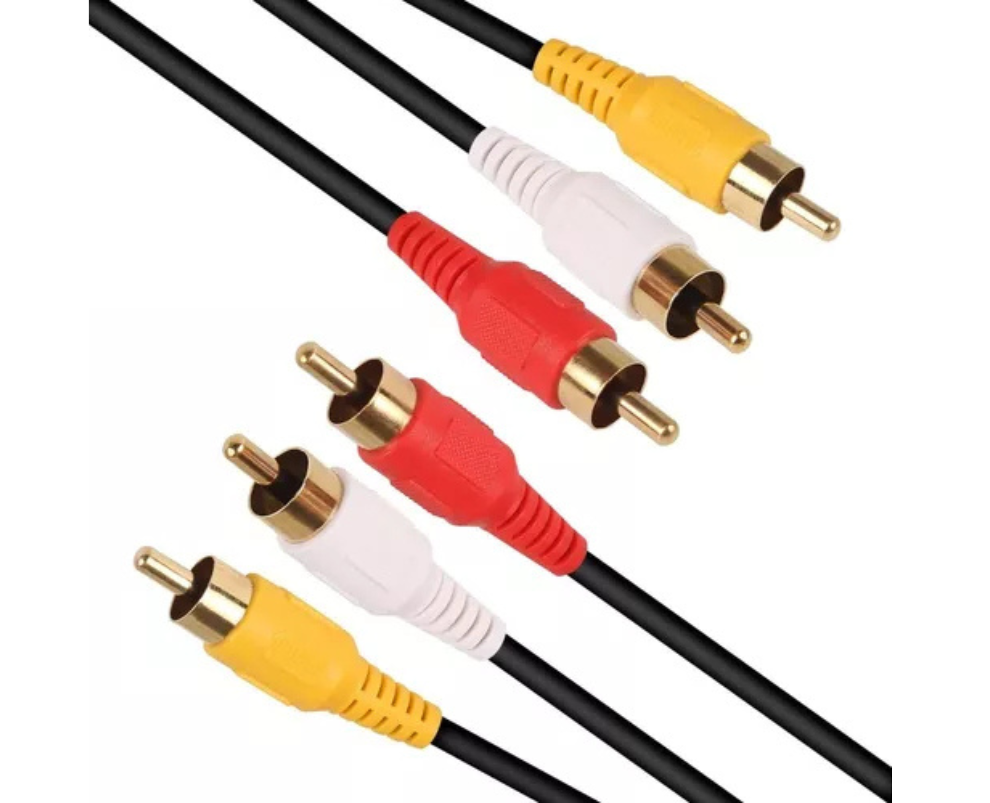 CABLE 3 RCA A 3 RCA AUDIO E IMAGEN, 1,8 METROS. PREMIUM