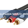 CABLE AUDIO PLUG 3.5 A RCA ESTEREO, 5 METROS.