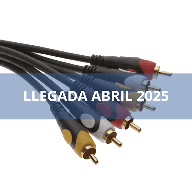 CABLE 3 RCA A 3 RCA AUDIO E IMAGEN, 25 METROS. PREMIUM