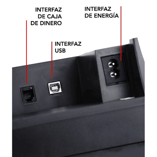IMPRESORA TERMICA DE TICKETS/RECIBOS DINON 58MM, PUERTOS USB/RJ11 