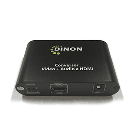 CONVERSOR DE VIDEO VGA + AUDIO PLUG3.5MM A HDMI (C/FUENTE) 