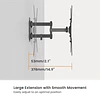 Soporte de Pared para TV de Movimiento Con Brazo 20"-55"