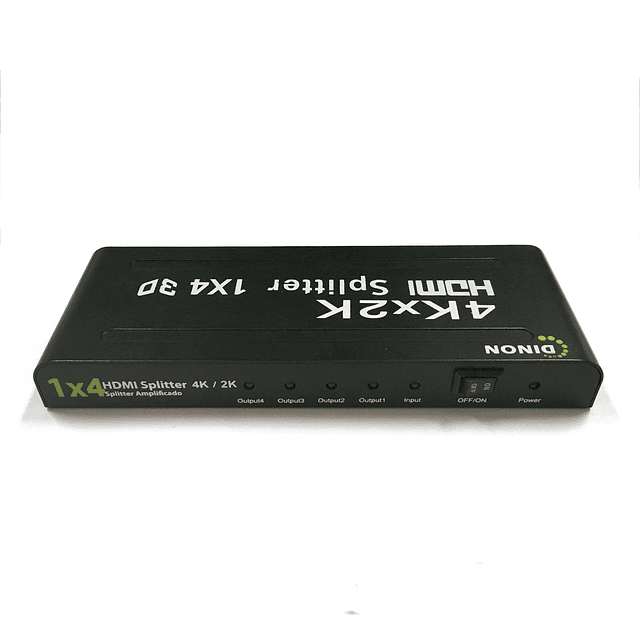 SPLITTER HDMI AMPLIFICADO 4 SALIDAS, 3D, 4K2K 