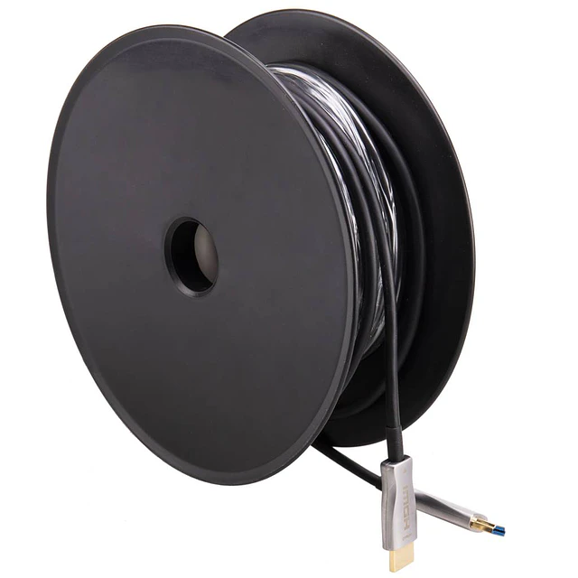 CABLE HDMI FIBRA OPTICA 60 METROS, VERSIÓN 2.0, 4K A 60HZ.