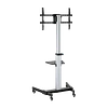 SOPORTE PREMIUM BLANCO PARA TV PEDESTAL 37-86", VMAX 600X400, 50 KG.