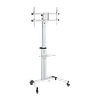 SOPORTE PREMIUM BLANCO PARA TV PEDESTAL 37-86", VMAX 600X400, 50 KG.