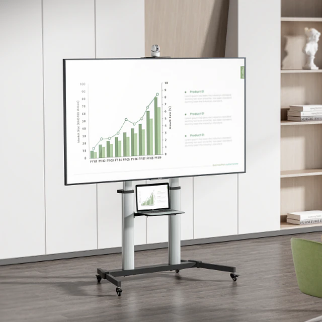 SOPORTE PREMIUM PARA TV Y PANTALLA INTERACTIVA 60-100", VMAX 600X400, 100 KG.