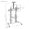 SOPORTE PREMIUM PARA TV Y PANTALLA INTERACTIVA 60-100", VMAX 600X400, 100 KG.