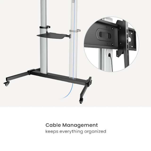 SOPORTE PREMIUM PARA TV Y PANTALLA INTERACTIVA 60-100", VMAX 600X400, 100 KG.
