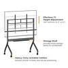 SOPORTE PREMIUM PARA TV Y PANTALLA INTERACTIVA 60-110", VMAX 900X600, ELÉCTRICO CONTROL REMOTO 120KG.