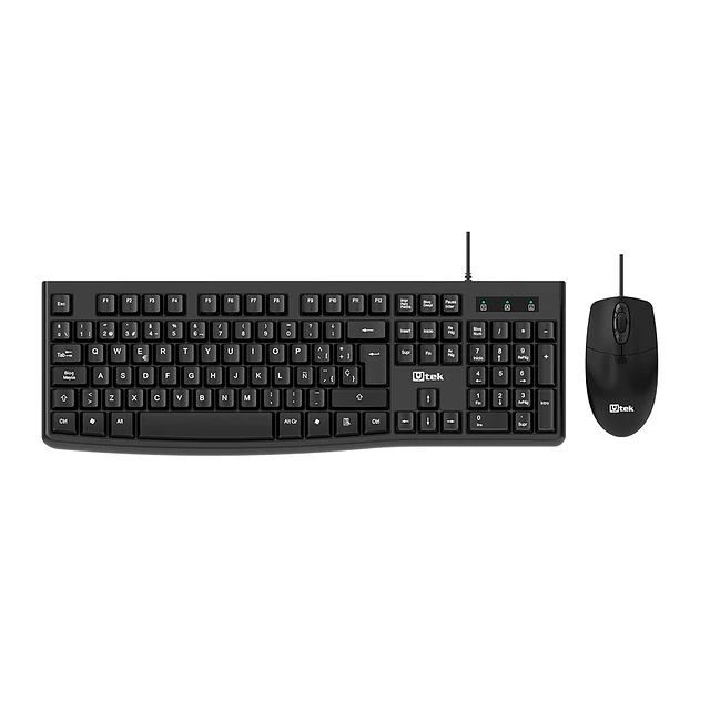 KIT TECLADO + MOUSE ALAMBRICO USB 