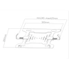 SOPORTE ERGONÓMICO ESCRITORIO MONITOR NOTEBOOK 2 BRAZOS  LCD MESA 13" - 32" (INCLUYE ENTRADA USB TIPO C 3.1 + USB TIPO A 3.0)