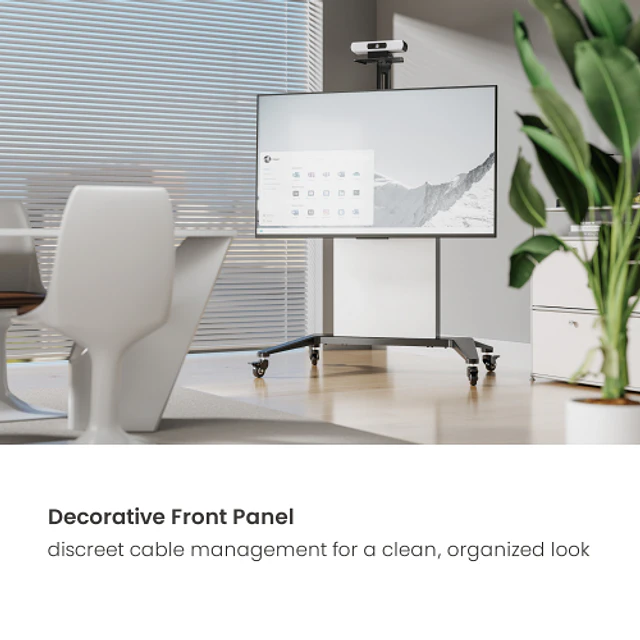 SOPORTE MÓVIL MOTORIZADO CON ELEVACIÓN ELÉCTRICA PARA TV DE GRANDES DIMENSIONES (55" A 100") - ROHE RHS1429
