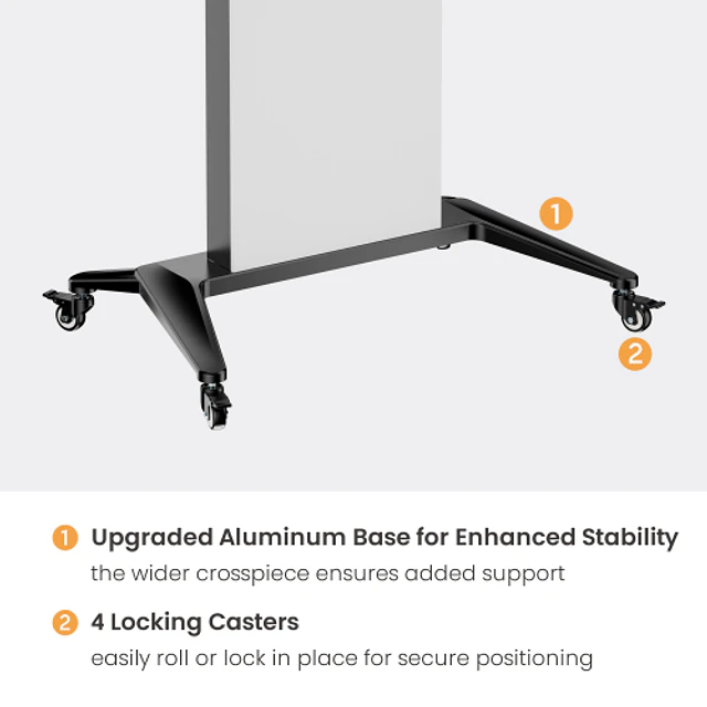 SOPORTE MÓVIL MOTORIZADO CON ELEVACIÓN ELÉCTRICA PARA TV DE GRANDES DIMENSIONES (55" A 100") - ROHE RHS1429