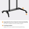 SOPORTE DE PIE MOTORIZADO DE FIJACIÓN AL PISO PARA TV DE GRANDES DIMENSIONES (55" A 100") - ROHE RHS1430