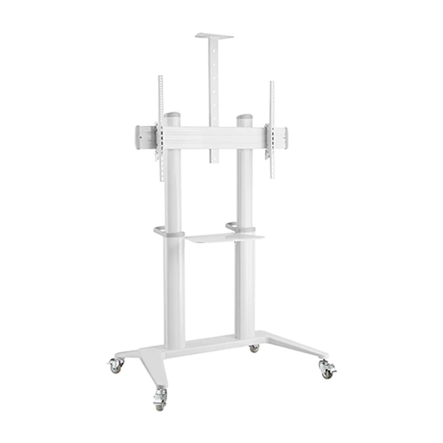 SOPORTE MÓVIL PROFESIONAL EN MADERA Y METAL PARA TV DE GRANDES DIMENSIONES (60" A 100") - ROHE RHS1433