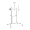 SOPORTE MÓVIL PROFESIONAL EN MADERA Y METAL PARA TV DE GRANDES DIMENSIONES (60" A 100") - ROHE RHS1433