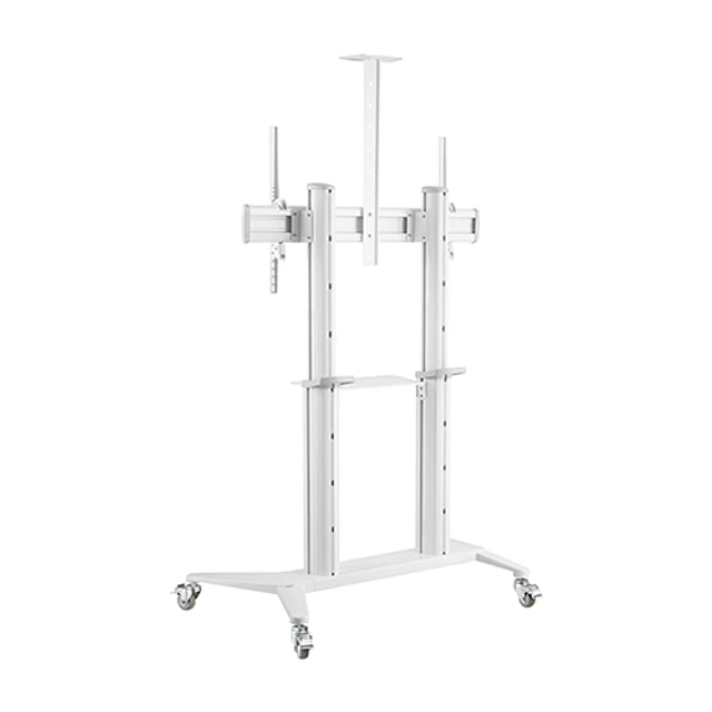 SOPORTE MÓVIL PROFESIONAL EN MADERA Y METAL PARA TV DE GRANDES DIMENSIONES (60" A 100") - ROHE RHS1433