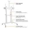 SOPORTE MÓVIL PROFESIONAL EN MADERA Y METAL PARA TV DE GRANDES DIMENSIONES (60" A 100") - ROHE RHS1433