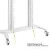 SOPORTE MÓVIL PROFESIONAL EN MADERA Y METAL PARA TV DE GRANDES DIMENSIONES (60" A 100") - ROHE RHS1433