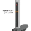 SOPORTE MÓVIL HEAVY-DUTY PARA PANTALLAS INTERACTIVAS Y TVS DE GRAN FORMATO (86" A 120") - ROHE RHS1437