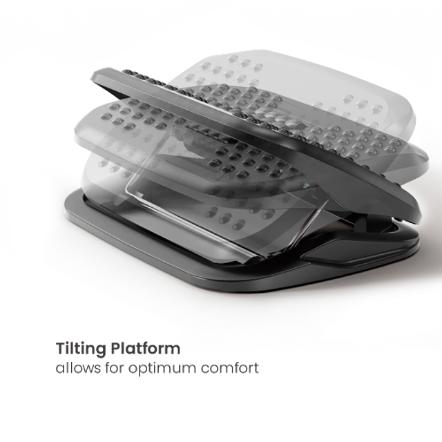 REPOSAPIÉS ERGÓNOMICO AJUSTABLE PARA OFICINA Y HOME OFFICE - ROHE RHS1905