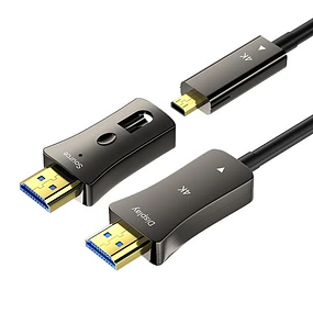 CABLE HDMI FIBRA ÓPTICA CANALIZABLE 20 METROS, VERSIÓN 2.0, 4K A 60HZ DESMONTABLE - RHC6189