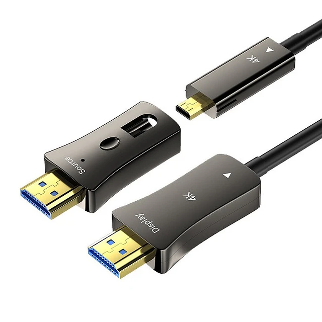 CABLE HDMI FIBRA ÓPTICA CANALIZABLE 30 METROS, VERSIÓN 2.0, 4K A 60HZ DESMONTABLE - RHC6191