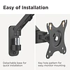 SOPORTE ERGONÓMICO AJUSTABLE DE PARED BRAZO MONITOR LCD 13" - 32"