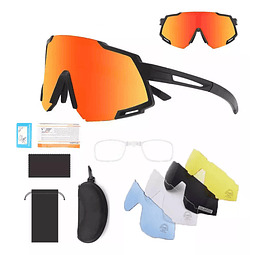 Gafas / Lentes Polarizados Deportivos Con Cristales Adicionales / Ciclismo - Running - Outdoor / Marca Dirn