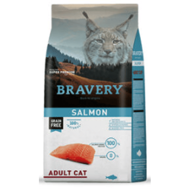 Bravery Gato Adulto Salmón 2kg