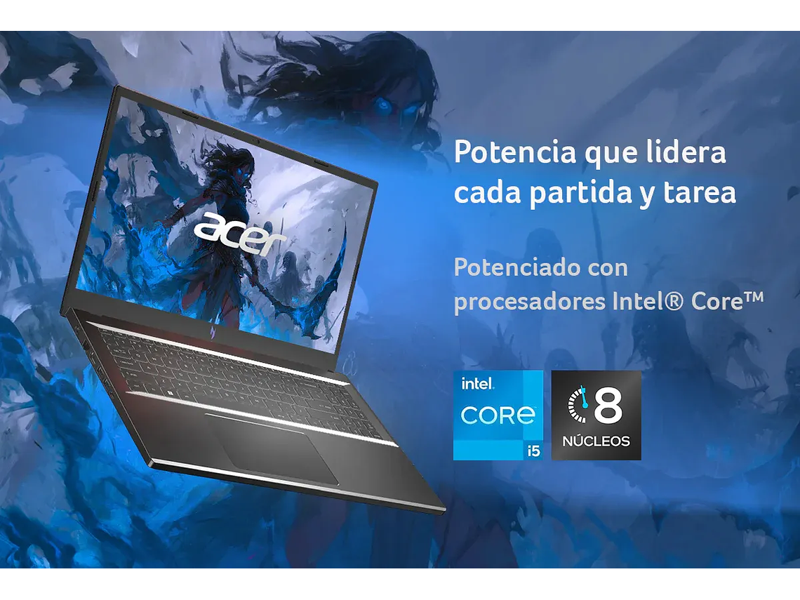 Notebook Acer Core I5 / 32gb Ram / 512gb Ssd /rtx 2050 /15'6 Negro 3