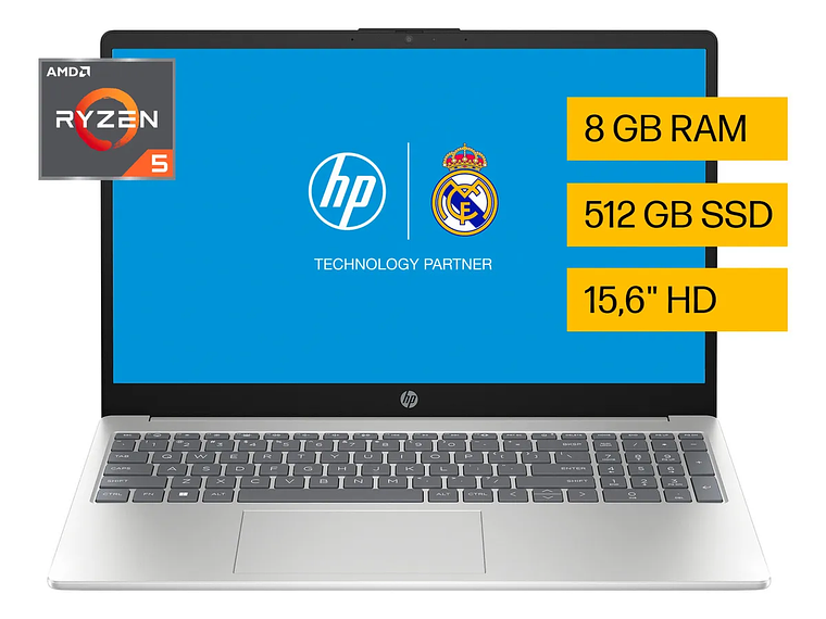 Notebook Hp 15-fc0079la 15-fc0079la Amd Ryzen 5 8gb Ram 512 Gb Ssd Windows 11 Home 4