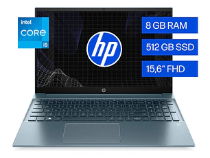 Notebook HP 15-EG2502LA Intel Core i5 8GB RAM 512GB SSD 15.6