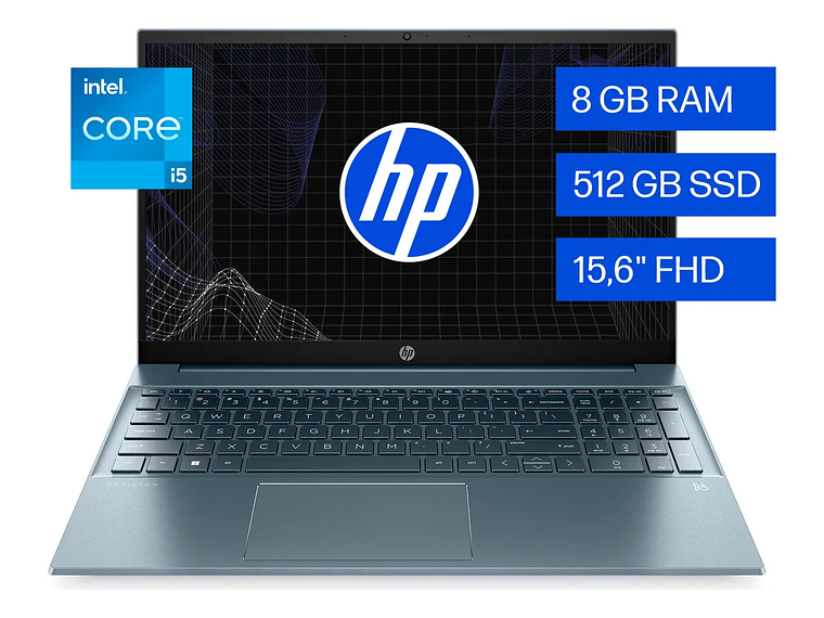 Notebook HP 15-EG2502LA Intel Core i5 8GB RAM 512GB SSD 15.6