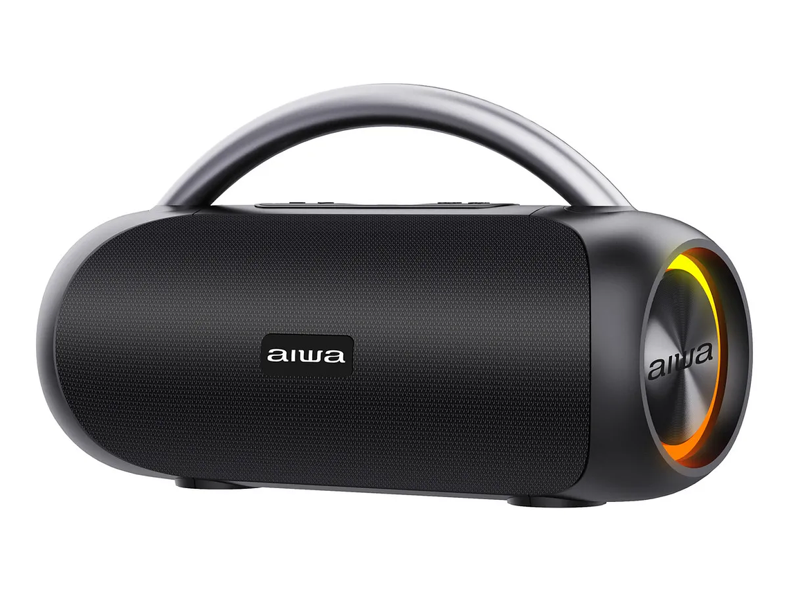 Parlante Aiwa Portatil Ipx5 con Tws AWS10BTB Color Negro 1
