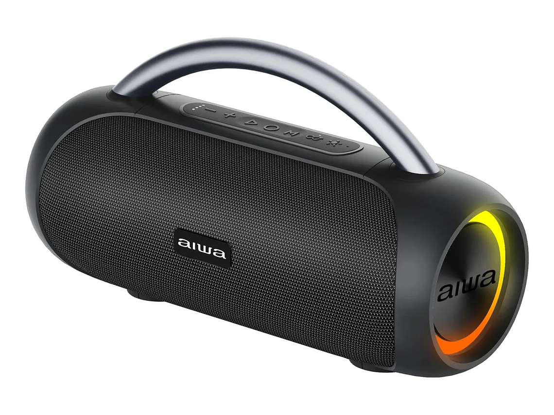 Parlante Aiwa Portatil Ipx5 con Tws AWS10BTB Color Negro 2