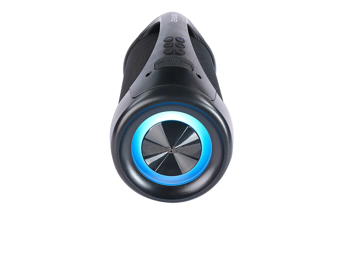 Bocina Portátil Aiwa Aws600bt Con Bluetooth Waterproof Negra 1