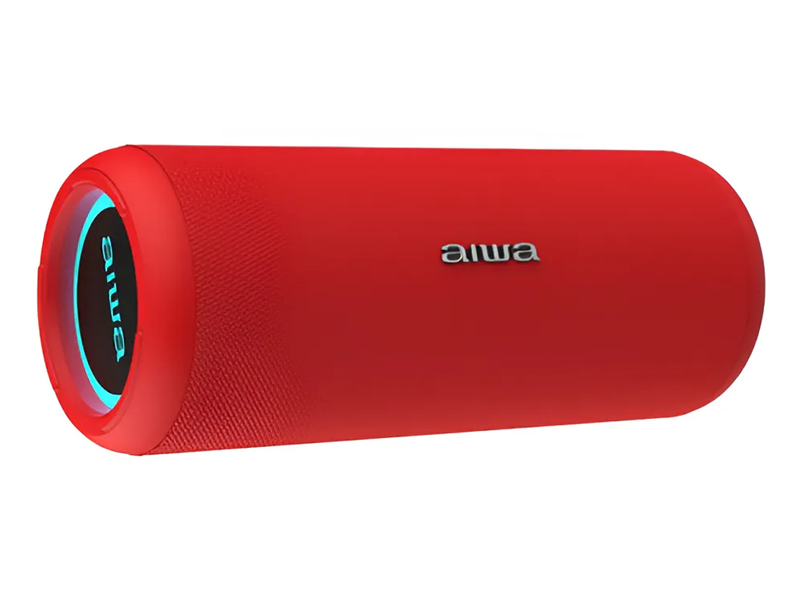 Parlante Portátil Bluetooth 20w Impermeable Tws Aiwa Aw-kf4 Color Rojo 1