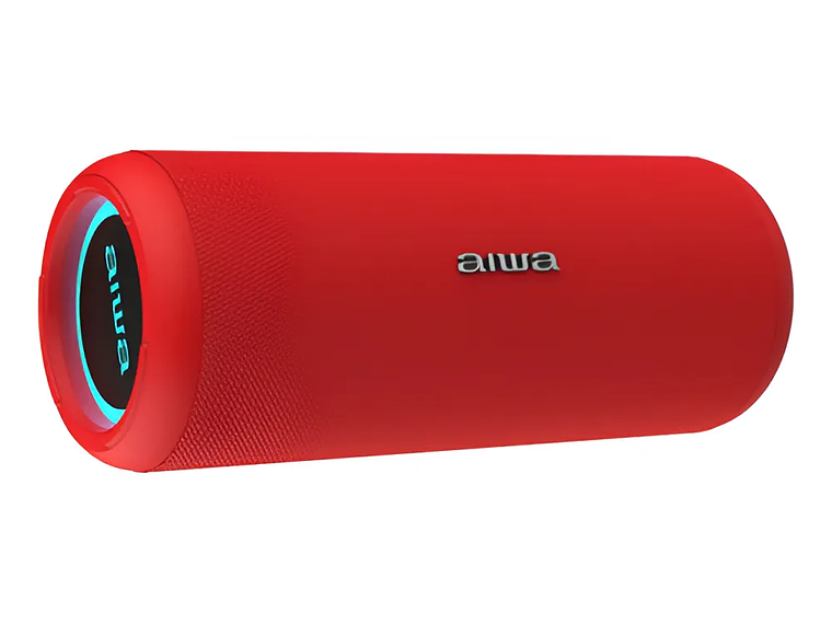 Parlante Portátil Bluetooth 20w Impermeable Tws Aiwa Aw-kf4 Color Rojo 1